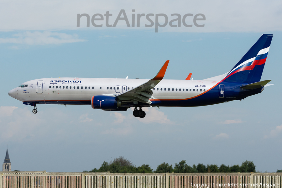 Aeroflot - Russian Airlines Boeing 737-8LJ (VQ-BWB) | Photo 117799