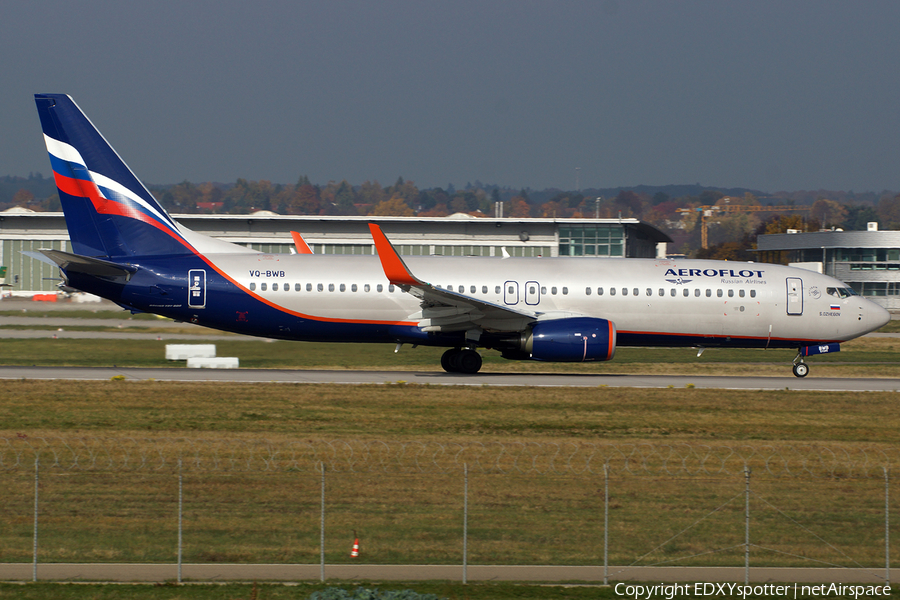 Aeroflot - Russian Airlines Boeing 737-8LJ (VQ-BWB) | Photo 379894