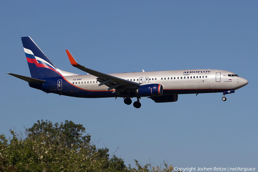Aeroflot - Russian Airlines Boeing 737-8LJ (VQ-BWF) | Photo 166931