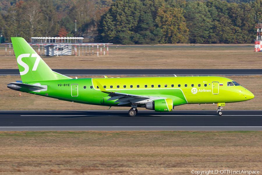 S7 Airlines Embraer ERJ-170SU (ERJ-170-100SU) (VQ-BYE) | Photo 269944