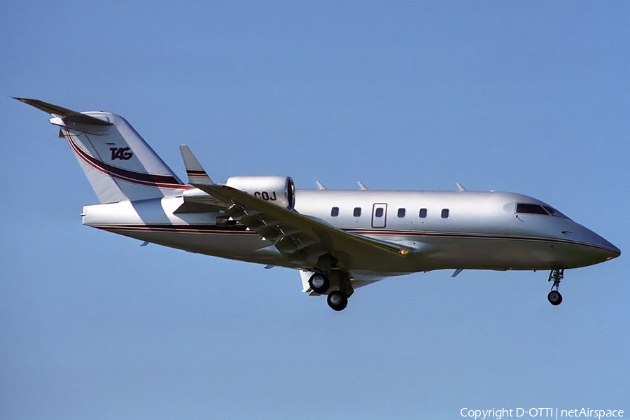 TAG Aviation Bombardier CL-600-2B16 Challenger 601-3R (VR-COJ) | Photo 181020