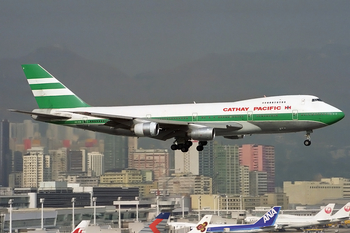 Cathay Pacific Boeing 747-267B (VR-HIB) at  Hong Kong - Kai Tak International (closed), Hong Kong