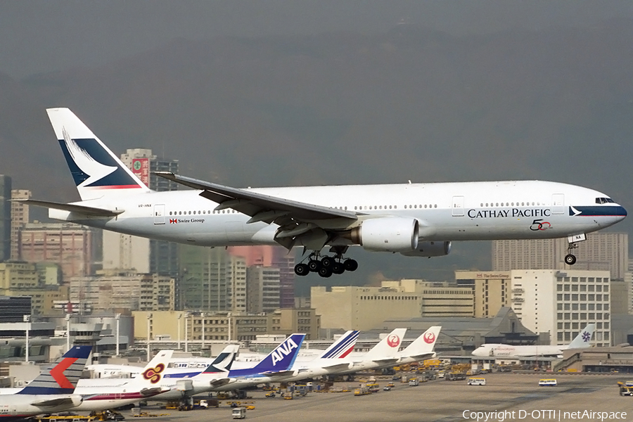 Cathay Pacific Boeing 777-267 (VR-HNA) | Photo 158020