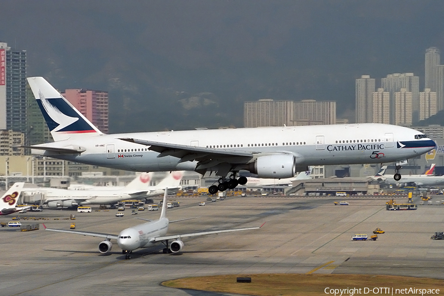 Cathay Pacific Boeing 777-267 (VR-HNC) | Photo 157741