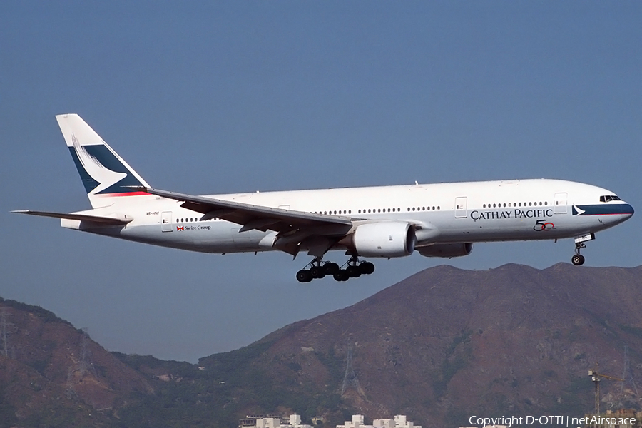 Cathay Pacific Boeing 777-267 (VR-HNC) | Photo 163603