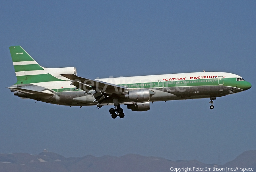 Cathay Pacific Lockheed L-1011-385-1 TriStar 1 (VR-HOB) | Photo 269920