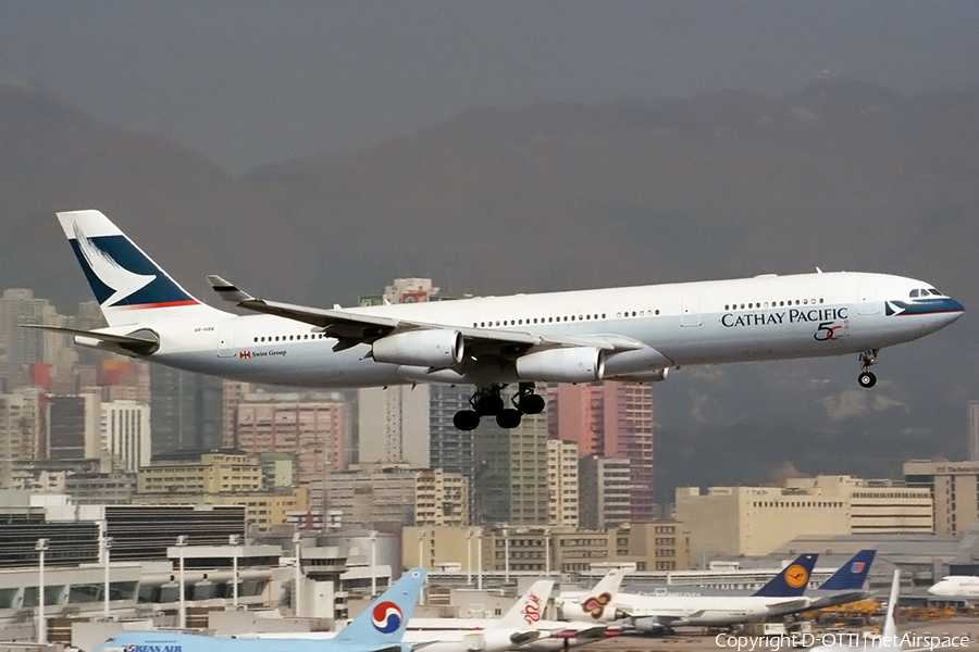 Cathay Pacific Airbus A340-313 (VR-HXB) | Photo 157550