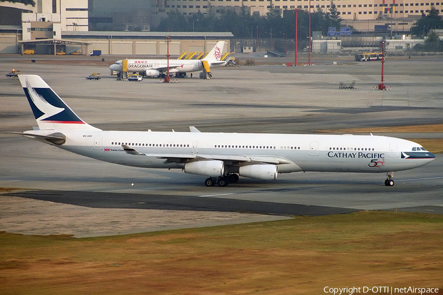Cathay Pacific Airbus A340-313X (VR-HXC) | Photo 158021