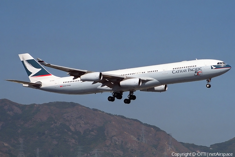 Cathay Pacific Airbus A340-313 (VR-HXD) | Photo 163408