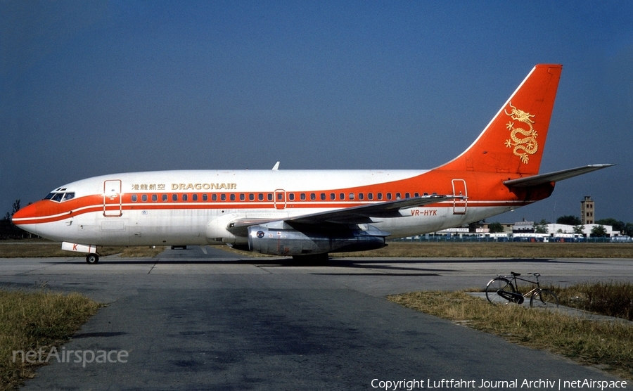 Dragonair Boeing 737-2S3(Adv) (VR-HYK) | Photo 439323