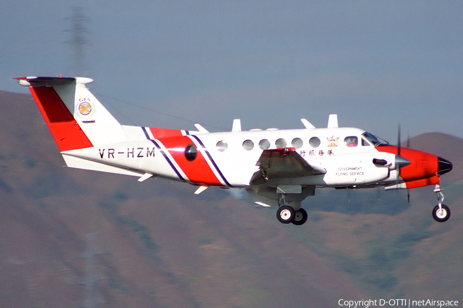 Hong Kong Government Flying Service Beech King Air B200C (VR-HZM) | Photo 163616