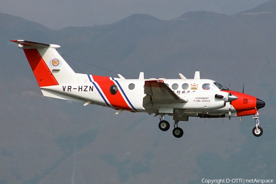 Hong Kong Government Flying Service Beech King Air B200C (VR-HZN) | Photo 168603