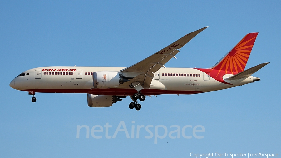 Air India Boeing 787-8 Dreamliner (VT-AND) | Photo 211457