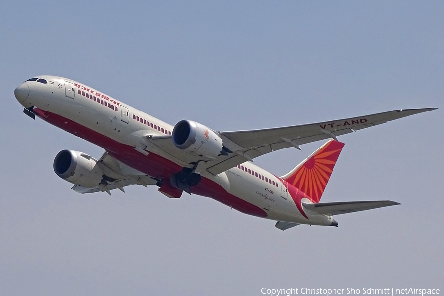 Air India Boeing 787-8 Dreamliner (VT-AND) | Photo 134737