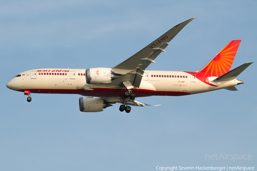 Air India Boeing 787-8 Dreamliner (VT-AND) | Photo 216459