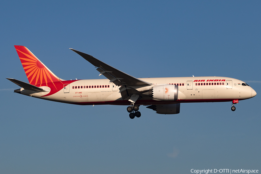 Air India Boeing 787-8 Dreamliner (VT-ANG) | Photo 141451