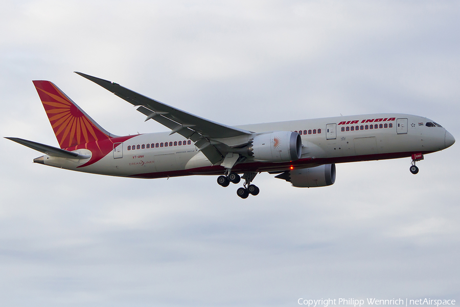 Air India Boeing 787-8 Dreamliner (VT-ANH) | Photo 116234