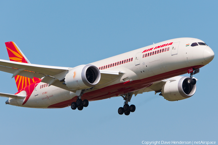 Air India Boeing 787-8 Dreamliner (VT-ANJ) | Photo 32830