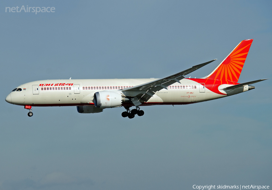 Air India Boeing 787-8 Dreamliner (VT-ANJ) | Photo 41274