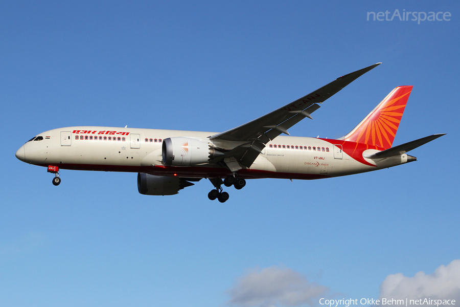Air India Boeing 787-8 Dreamliner (VT-ANJ) | Photo 41507