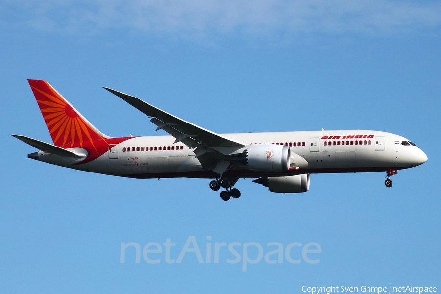 Air India Boeing 787-8 Dreamliner (VT-ANK) | Photo 27940