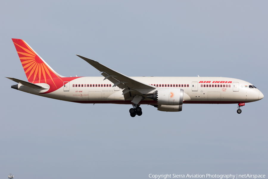 Air India Boeing 787-8 Dreamliner (VT-ANK) | Photo 449760