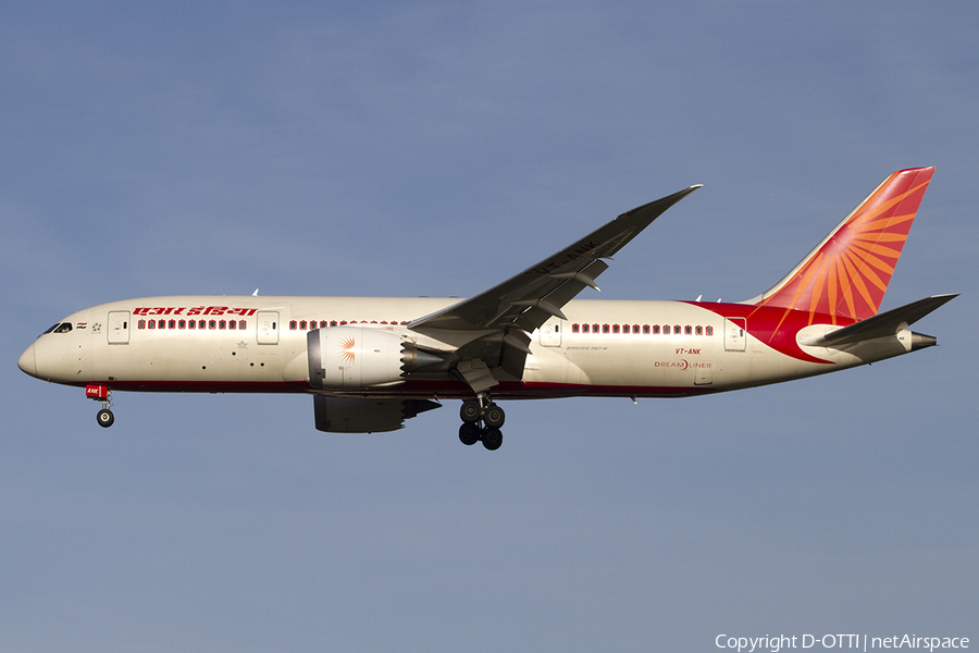 Air India Boeing 787-8 Dreamliner (VT-ANK) | Photo 474035