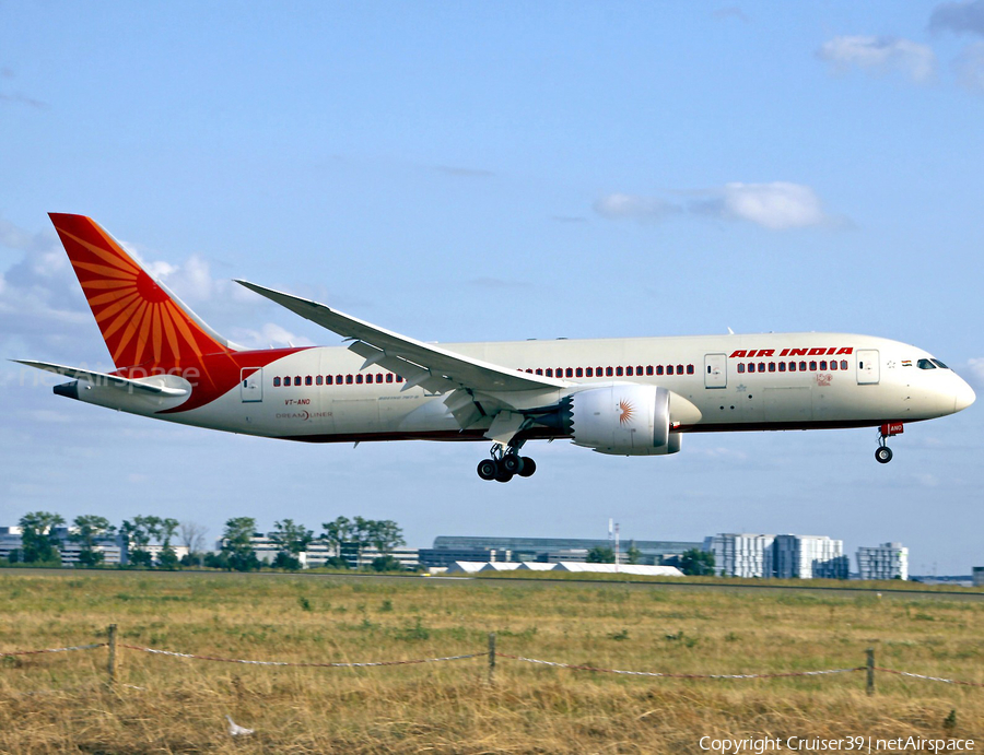 Air India Boeing 787-8 Dreamliner (VT-ANO) | Photo 374379