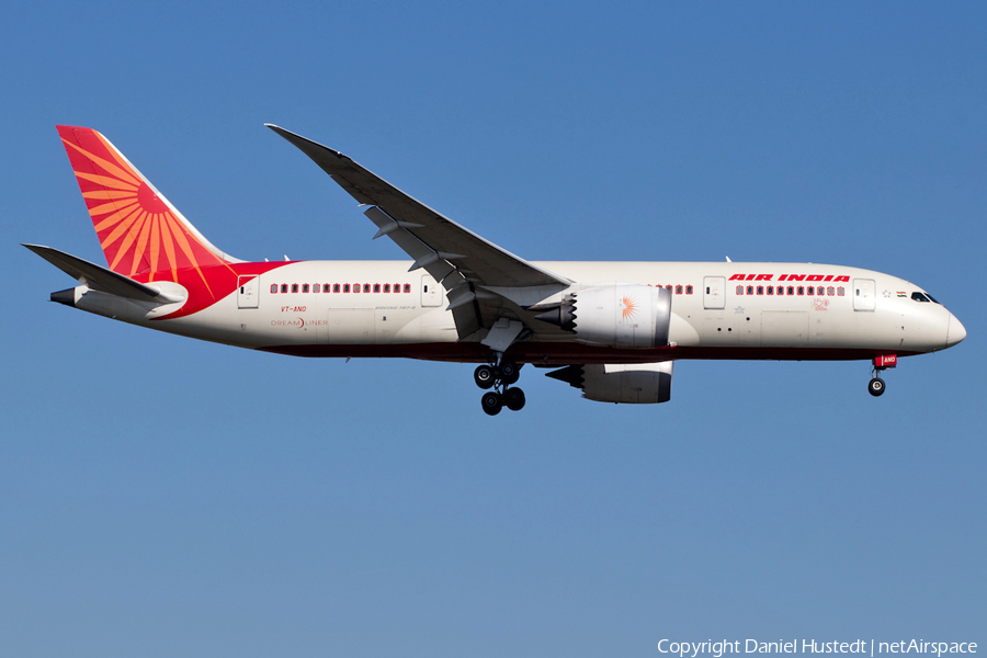 Air India Boeing 787-8 Dreamliner (VT-ANO) | Photo 506938