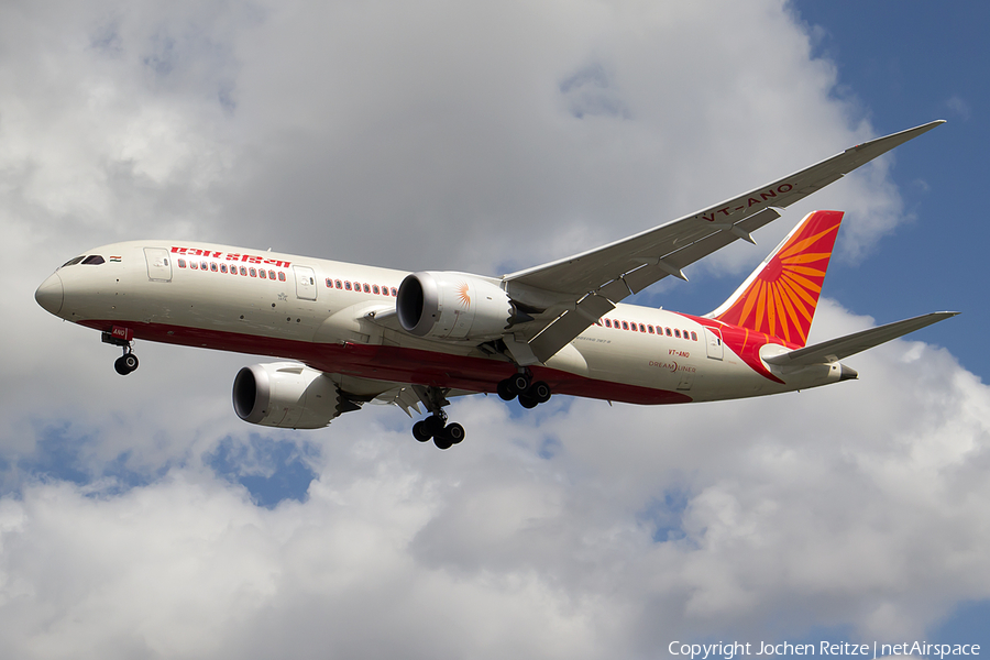 Air India Boeing 787-8 Dreamliner (VT-ANO) | Photo 50831