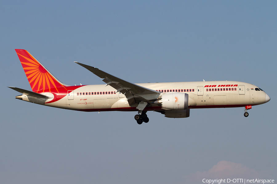 Air India Boeing 787-8 Dreamliner (VT-ANP) | Photo 507602