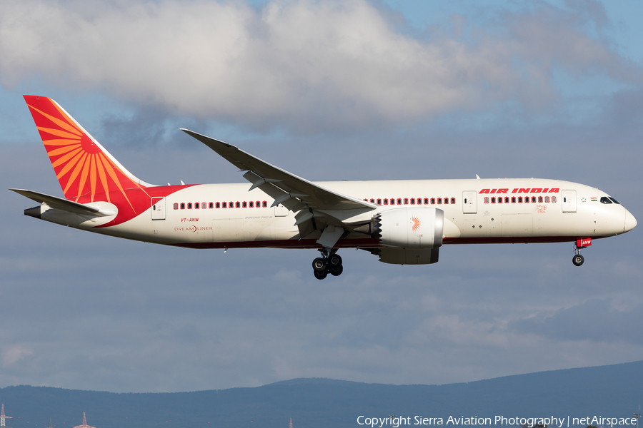 Air India Boeing 787-8 Dreamliner (VT-ANW) | Photo 502443