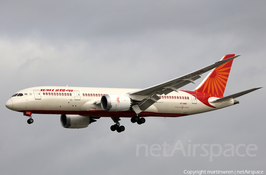 Air India Boeing 787-8 Dreamliner (VT-ANW) | Photo 230841