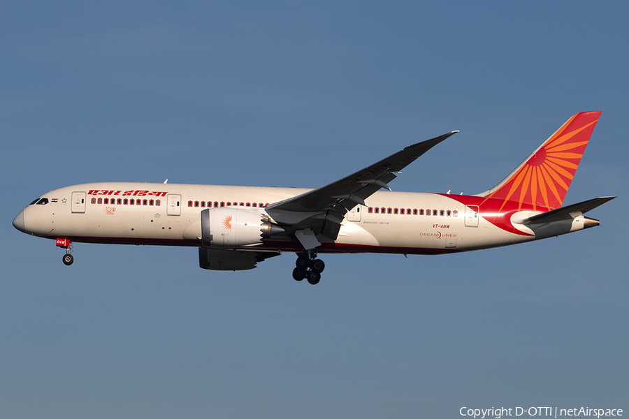 Air India Boeing 787-8 Dreamliner (VT-ANW) | Photo 295179