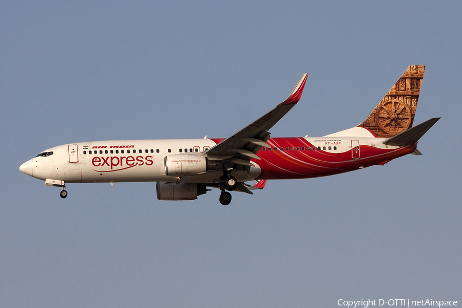 Air India Express Boeing 737-8Q8 (VT-AXF) | Photo 285791