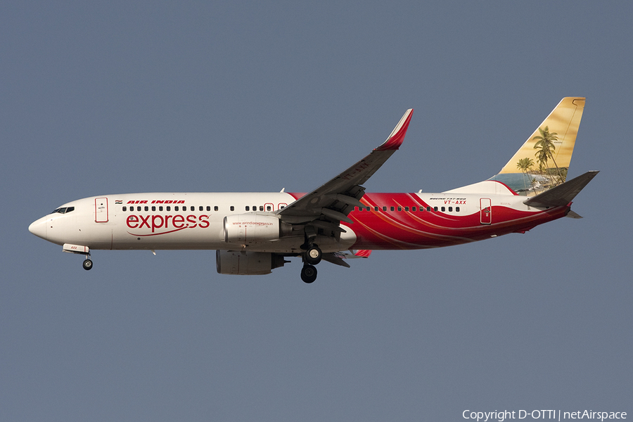 Air India Express Boeing 737-8HG (VT-AXX) | Photo 285764