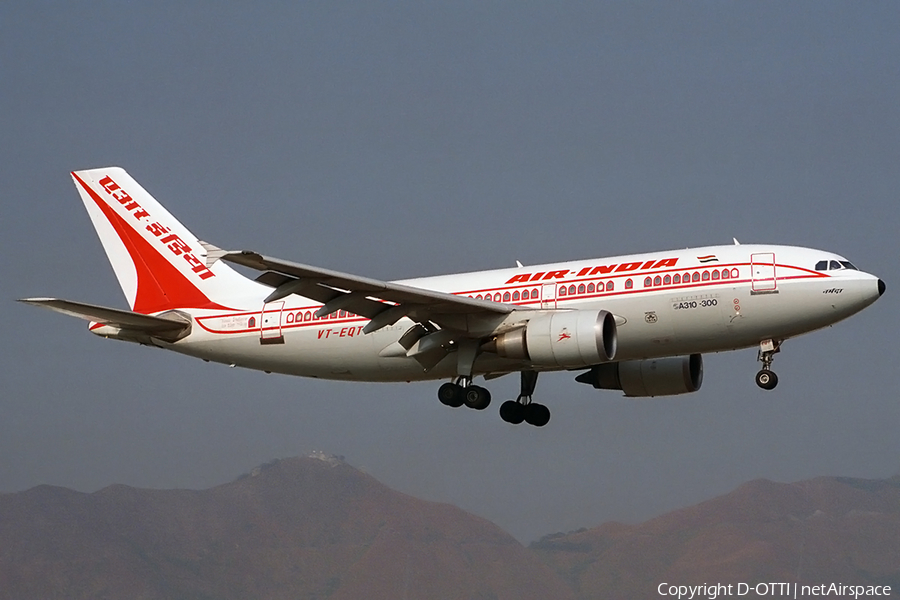 Air India Airbus A310-304 (VT-EQT) | Photo 168614