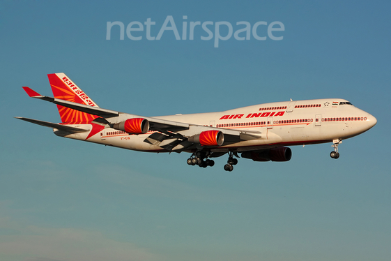 Air India Boeing 747-437 (VT-EVA) at  Hamburg - Fuhlsbuettel (Helmut Schmidt), Germany