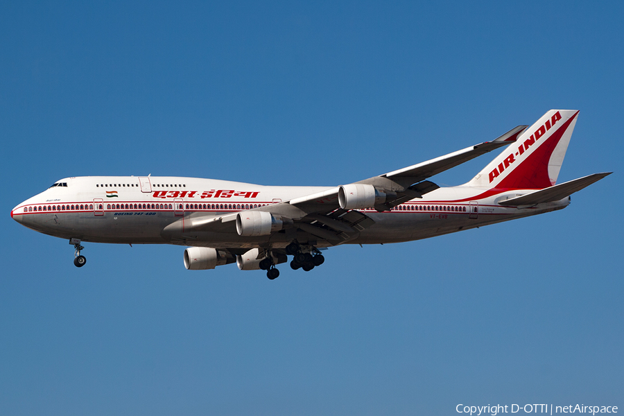 Air India Boeing 747-437 (VT-EVB) | Photo 182350