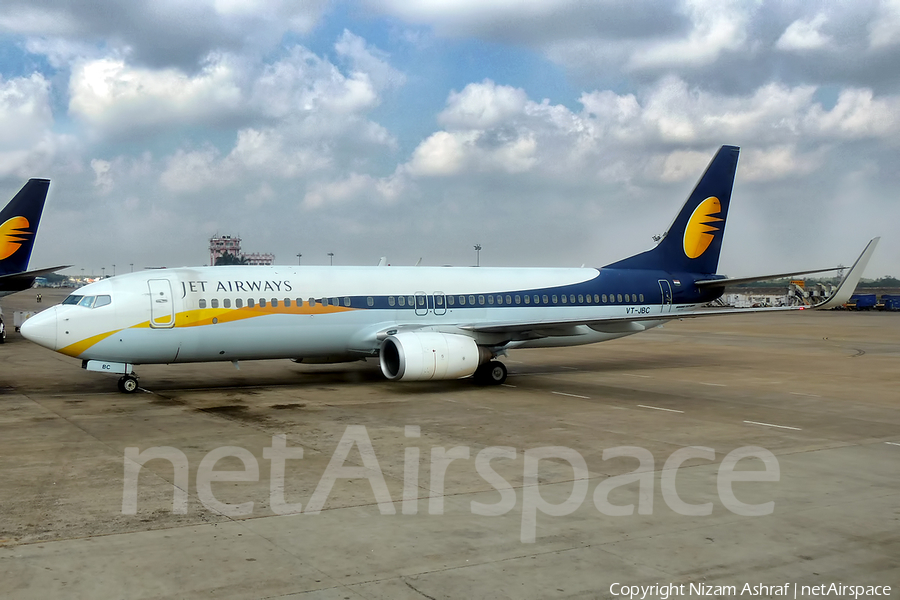 Jet Airways Boeing 737-8HX (VT-JBC) | Photo 106983