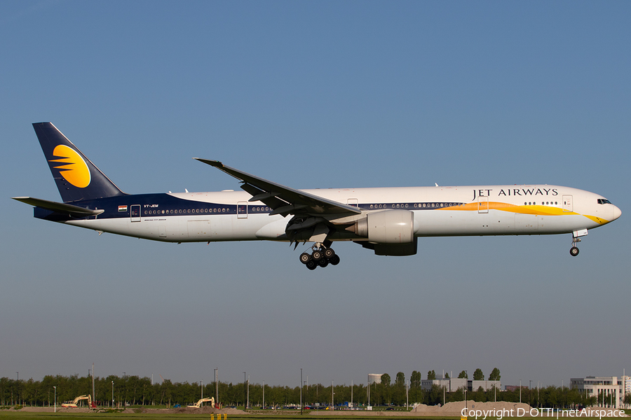 Jet Airways Boeing 777-35R(ER) (VT-JEM) | Photo 243046