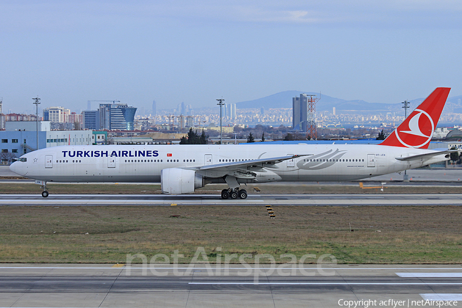 Turkish Airlines Boeing 777-35R(ER) (VT-JEN) | Photo 223243