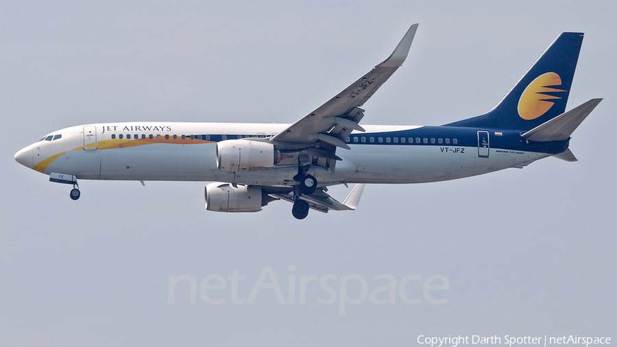 Jet Airways Boeing 737-85R (VT-JFZ) | Photo 319298