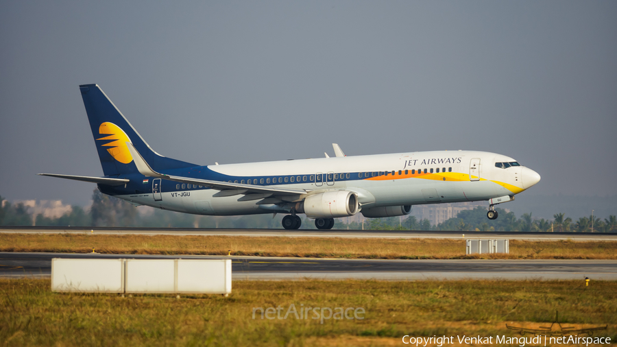 Jet Airways Boeing 737-85R (VT-JGU) | Photo 219889