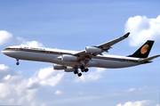 Jet Airways Airbus A340-313 (VT-JWC) at  London - Heathrow, United Kingdom