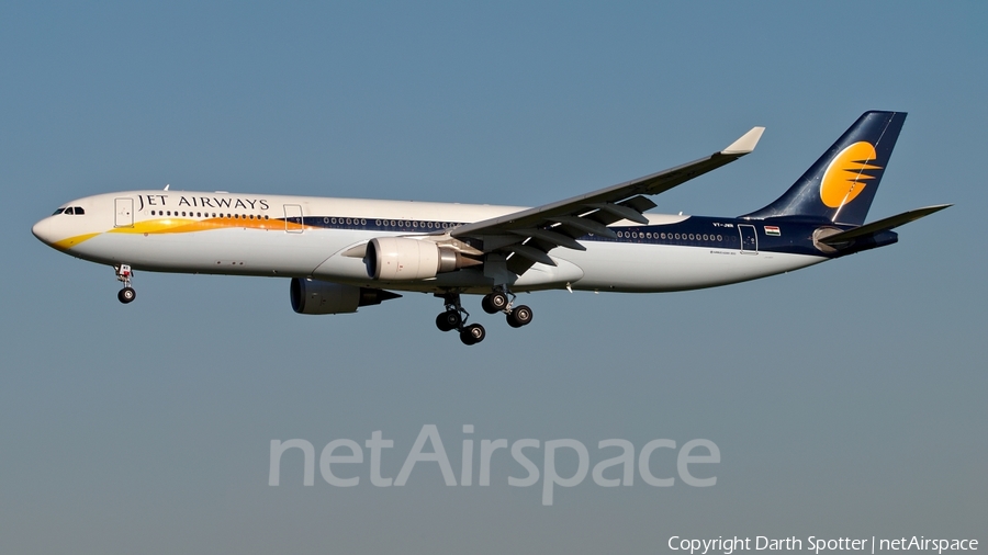 Jet Airways Airbus A330-302 (VT-JWR) | Photo 237088