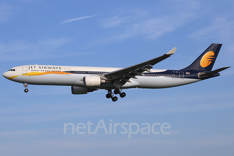 Jet Airways Airbus A330-302 (VT-JWR) at  Amsterdam - Schiphol, Netherlands