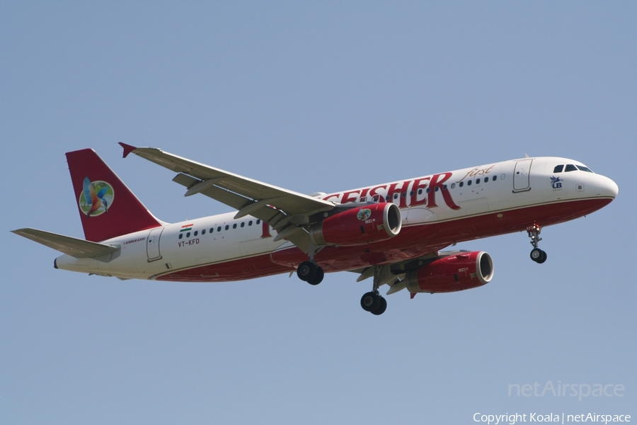 Kingfisher Airlines Airbus A320-232 (VT-KFD) | Photo 552418