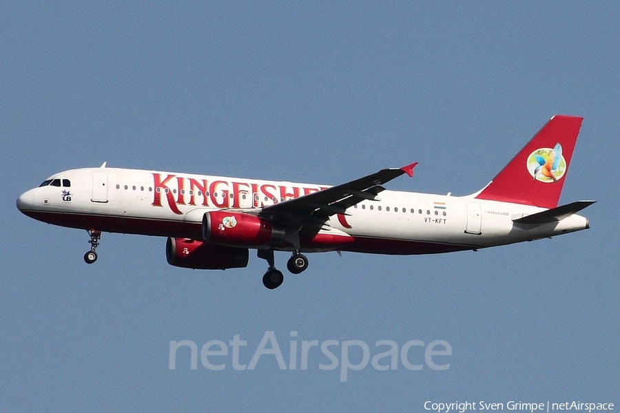 Kingfisher Airlines Airbus A320-232 (VT-KFT) | Photo 40731