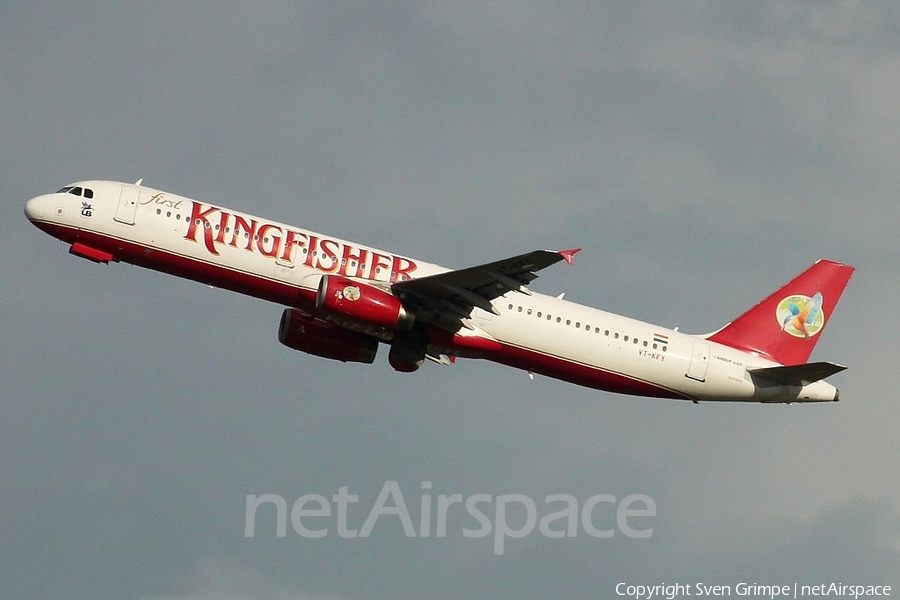 Kingfisher Airlines Airbus A321-232 (VT-KFY) | Photo 41007